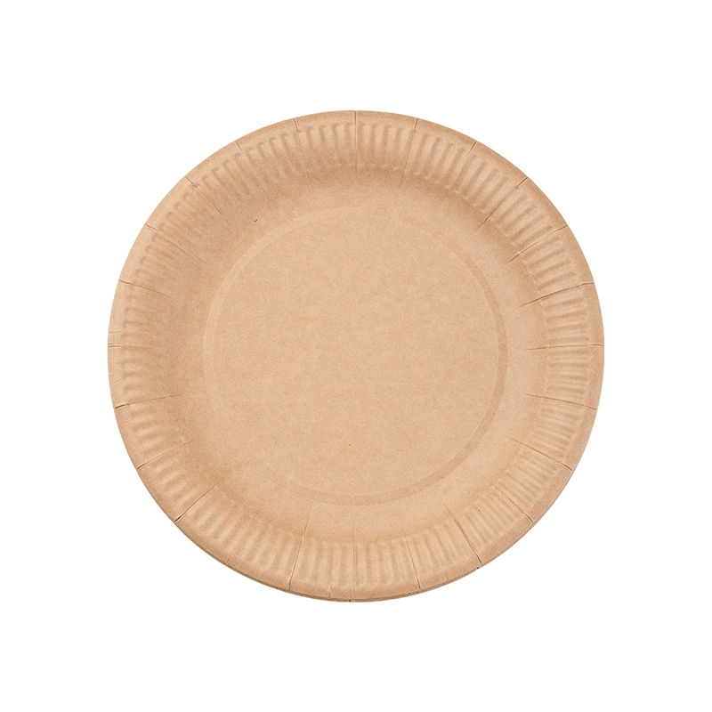 7-tommers dessertpapirplate – biologisk nedbrytbar