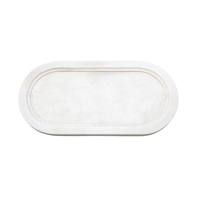 Oval kraftplate – tilpasset farge